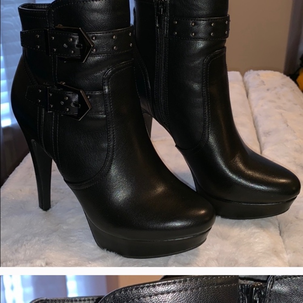 G by Guess black booties, size 6.5